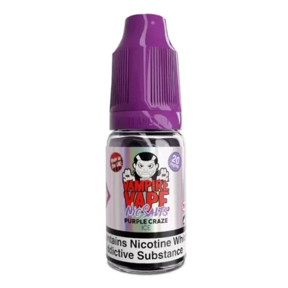 Purple Craze Ice Nic Salt E-Liquid by Vampire Vape (10ml) - 20mg
