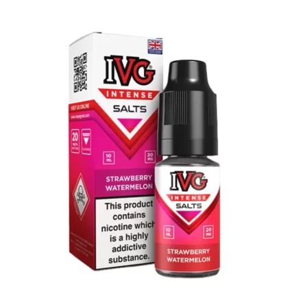 Strawberry Watermelon Nic Salts E-Liquid Intense Salts Series by IVG (10ml) - 20mg