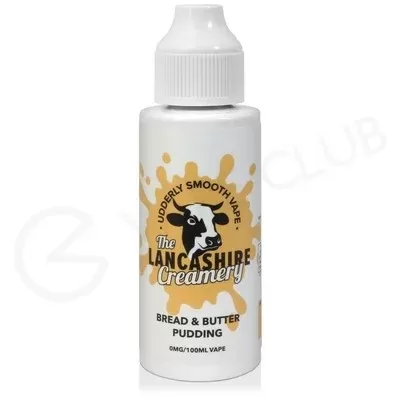 Bread & Butter Pudding Shortfill E-Liquid by The Lancashire Creamery 100ml - Ecigpremium