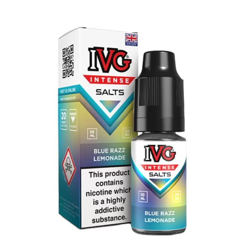 Blue Razz Lemonade Nic Salts E-Liquid Intense Salts Series by IVG (10ml) - 20mg
