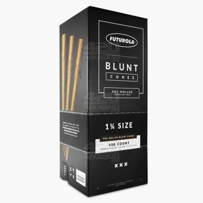 FUTUROLA | 1 1/4 Size Pre-Rolled Cones | 84mm – 400 Count