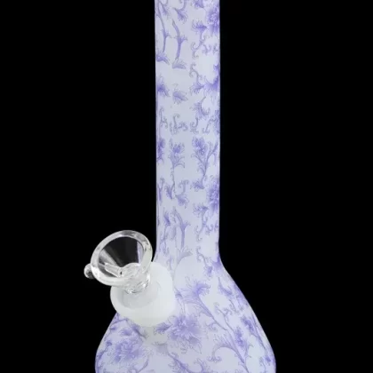 BONGS USA Floral Silicone Bong - Ejuicewarehouse