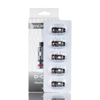 SMOK D Replacement Coils - 0.15 Ohm Single Mesh, 0.23 Ohm Dual Mesh (3A3DBC)