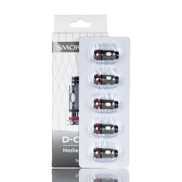 SMOK D Replacement Coils - 0.15 Ohm Single Mesh, 0.23 Ohm Dual Mesh (3A3DBC)