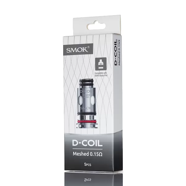 SMOK D Replacement Coils - 0.15 Ohm Single Mesh, 0.23 Ohm Dual Mesh (3A3DBC) - Image 2