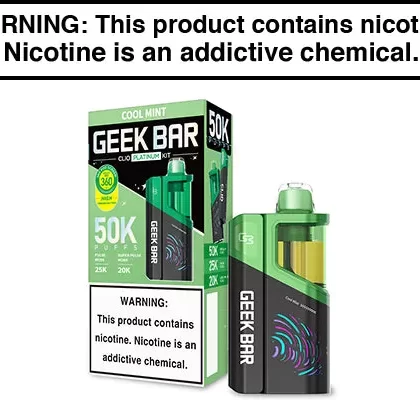GEEK BAR CLIO PLATINUM DISPOSABLE VAPE KIT – 50,000 PUFFS - Vapejuice