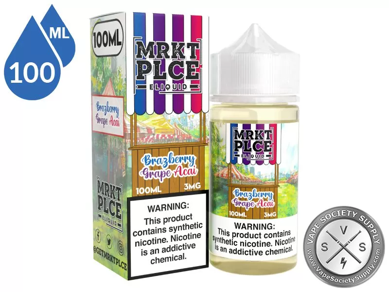 Brazberry Grape Acai by MRKT PLCE 100ml - Vape Product, Vape Product - Image 3