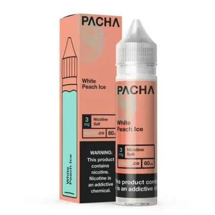 Pacha White Peach Ice eJuice - Vape Product; Vape Product, Vape Product (67B1FE)