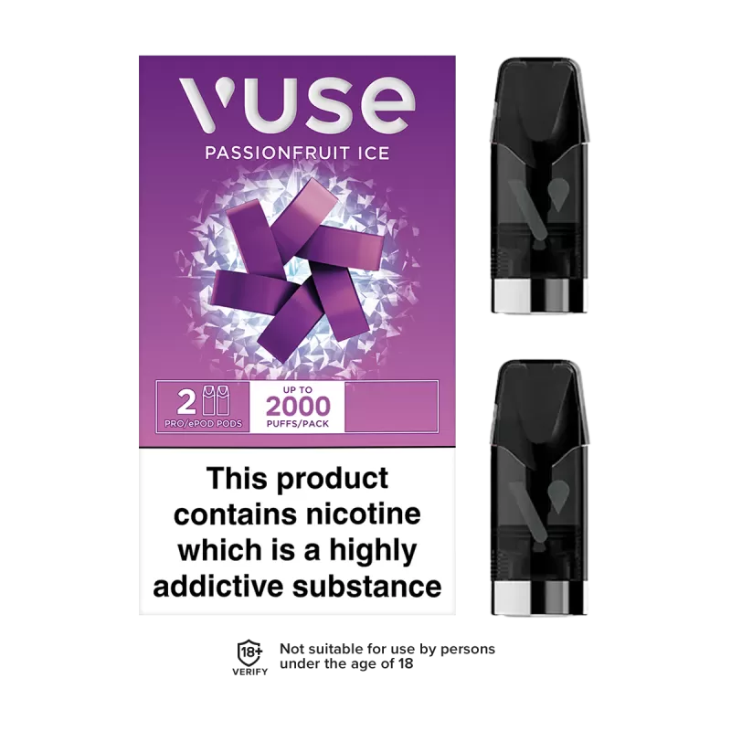 Vuse Pro Pods vPro Passionfruit Ice - 18mg - Vape Product