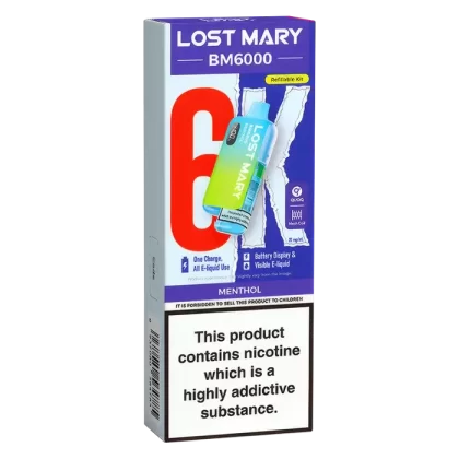 Lost Mary Vape BM6000 Menthol Vape Kit