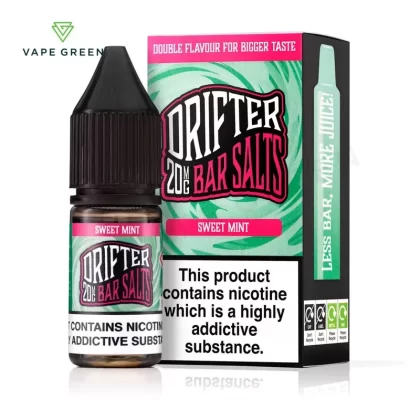 Sweet Mint Nic Salt E-Liquid by Drifter Bar Salts - Eliquidsupply