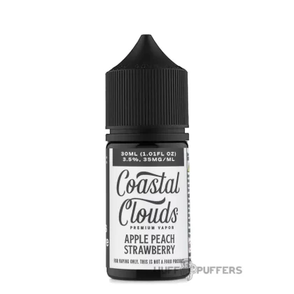 Coastal Clouds Salt – Apple Peach Strawberry 30mL - Vape Product, Vape Product