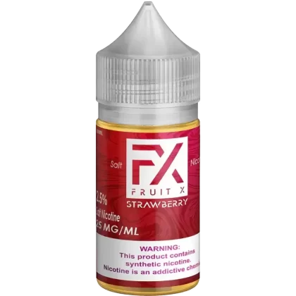 FruitX | Strawberry Salt - Vape Product, Vape Product (B6FDAC)