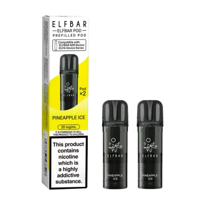Pineapple Ice Elfbar 600 Pods - Vapeshop Co