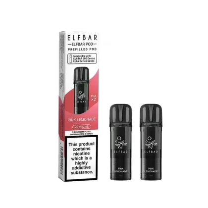 Pink Lemonade Elf Bar 600 Prefilled Pods – Single, 5 or 10 packs