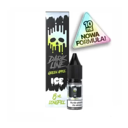 Longfill Aromat Dark Line Ice 8/10ml Green Apple