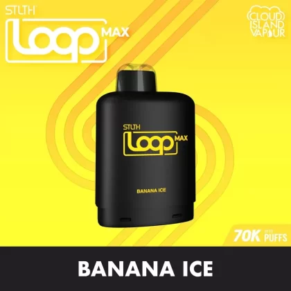 STLTH LOOP MAX 70K Pod Pack – Banana Ice