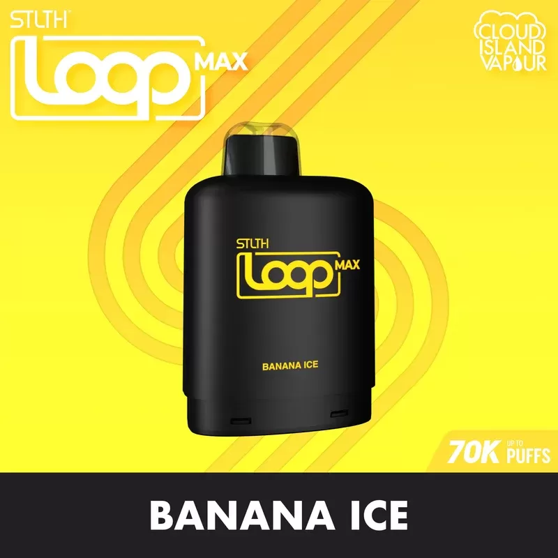 STLTH LOOP MAX 70K Pod Pack – Banana Ice