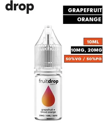 Grapefruit + Blood Orange Nic Salt Fruit Drop 10ml
