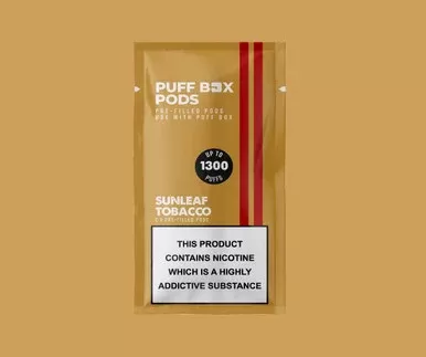 Puff Box Refill 20mg – Twin Pack – Sunleaf Tobacco
