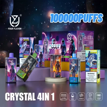 UZY Crystal 4-in-1 100K Disposable Vape - Vapeq10