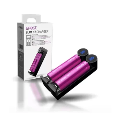 Efest Slim K2 Battery Charger - Eliquidsupply