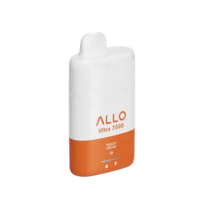 Allo Ultra – 7000 Puffs – Rechargeable Disposable Vape – Peach