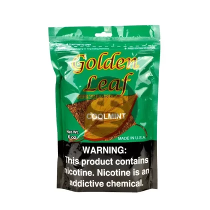 Golden Leaf Cool Mint Pipe Tobacco 6 oz. Bag - Vape Store