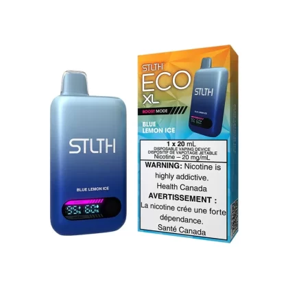 STLTH Eco XL Disposable - Mg#20mgBlue Lemon Ice>Blueberry Raspberry>Cherry Blast>Green Apple Ice>Juicy Peach Ice>Pineapple Lime Ice>Polar Mint>Punch Ice>Purple Grape Ice>Strawberry Kiwi Ice>