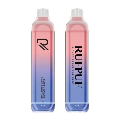 RufPuf Glitzy Grape Raspberry Ice Disposable Vape 50mg – 7500 Puffs