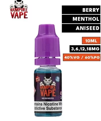 Heisenberg eLiquid by Vampire Vape - 0mg / 10ml