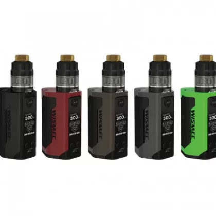WISMEC RX GEN3 300W TC Kit with GNOME Tank (4ML) - Brown/2ml