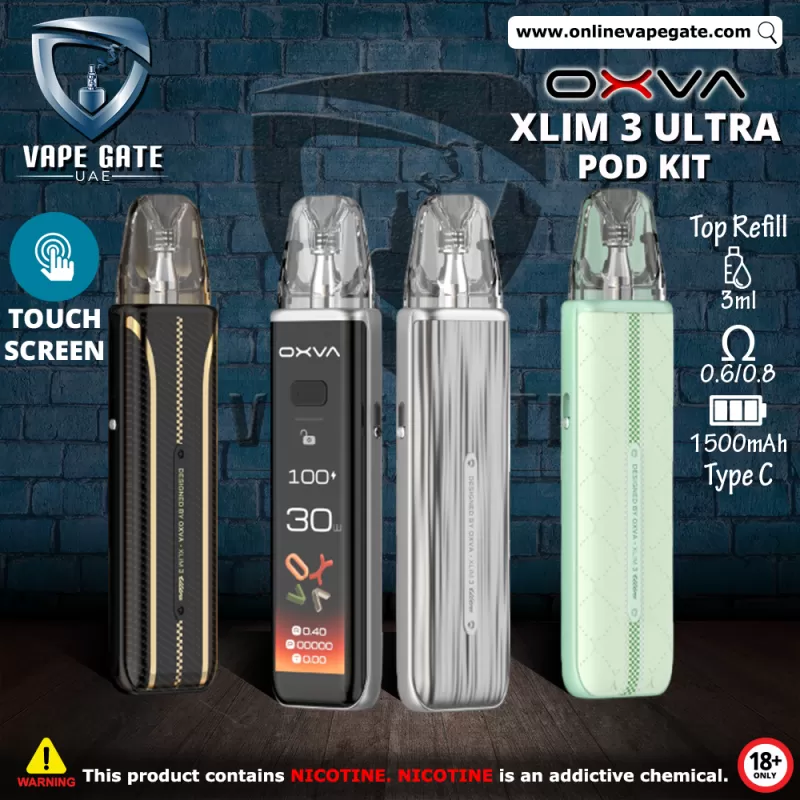 OXVA XLIM 3 Ultra Kit - Metal Silver - Onlinevapegate