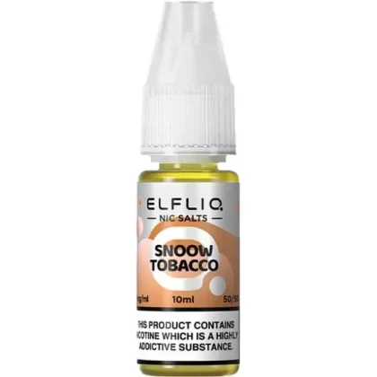 Snoow Tobacco By Elfbar Elfliq Nic Salt 10ml - 10mg