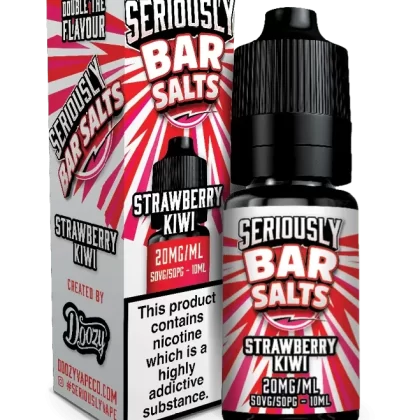 DOOZY SERIOUSLY BAR SALTS STRAWBERRY KIWI 10ML NIC SALT E-LIQUID
