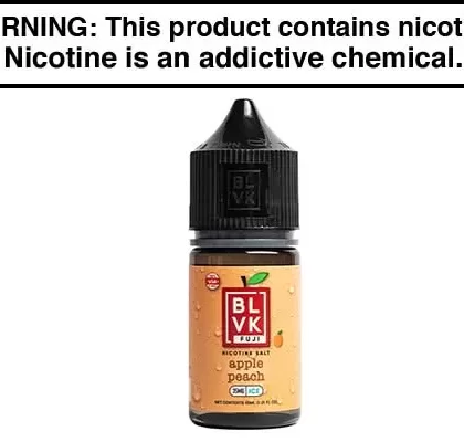 APPLE PEACH ICE BY BLVK FUJI SALT 30ML - Vapejuice