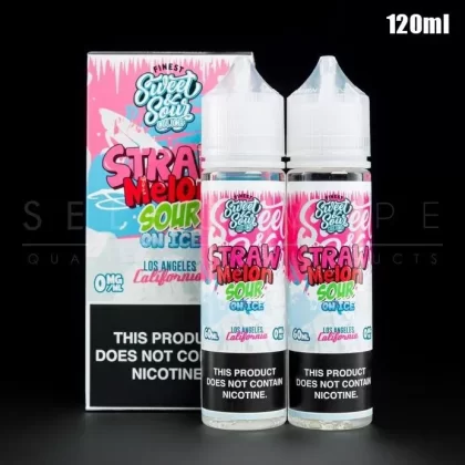 Finest – Sweet and Sour – Straw Melon Sour Menthol Eliquid 120ml
