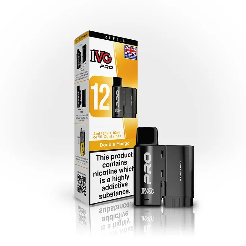 Double Mango IVG Pro 12 Refill Pods (Pack of 5) – 20mg Nic Salt