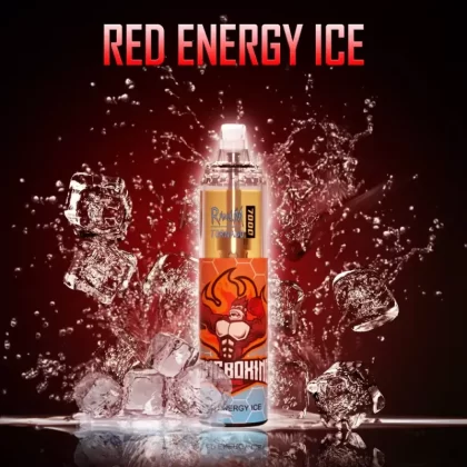 FUMOT Red energy ice Randm Tornado 7000 Puff Bar R and M aufladen