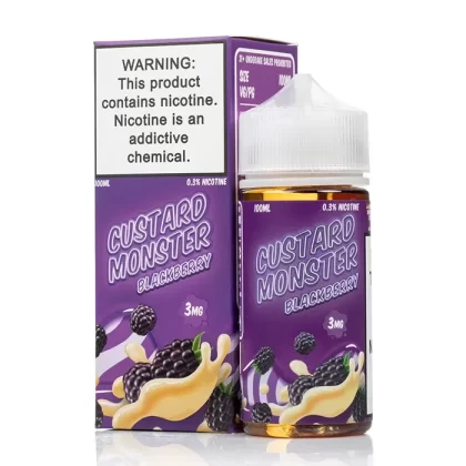 Blackberry – Custard Monster – 100mL - Ecigpremium