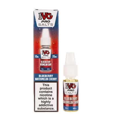 Blueberry Watermelon Cherry Nic Salt E-Liquid by IVG Pro Salts - 20mg