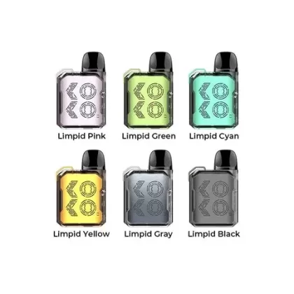 Uwell Caliburn GK2 VISION Pod Kit - Colour#Limpid Grey>Limpid Black>Limpid Yellow>Limpid Pink>Limpid Cyan