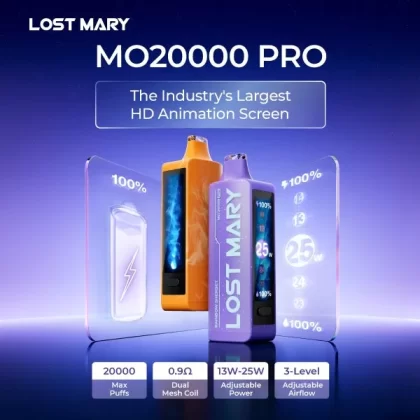 Lost Mary MO20K MO20000 Pro Disposable Device – 20000 Puffs - Miami Mint