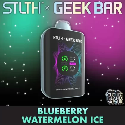 STLTH X GEEK BAR Disposable Vape – Blueberry Watermelon Ice