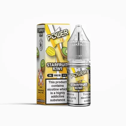 JNP Power Salts Starfruit Kiwi E Liquid 10ml - Nicotine Strength#20mg>10mg (D62859)