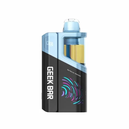 Geek Bar Clio Platinum 50K, 50K Puffs, Dual Mesh - Blue Razz Ice, Code Red; Vape Product