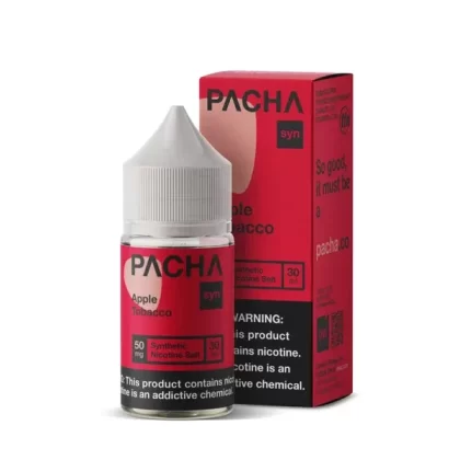 Pacha Salt Apple Tobacco eJuice - Vape Product; Vape Product, Vape Product (68B8F9)