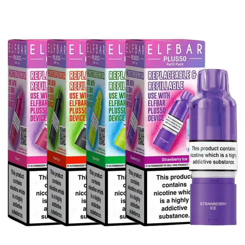 Elf Bar Plus 50 Prefilled Pod - Pink Lemonade