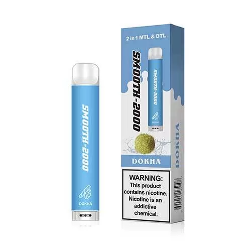Smooth 2000 Disposable (30MG - 2000 MTL & DTL Puffs) - Subzero Mint - Image 2