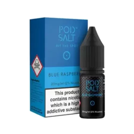 Pod Salts Blue Raspberry 10ml Nic Salt Eliquid